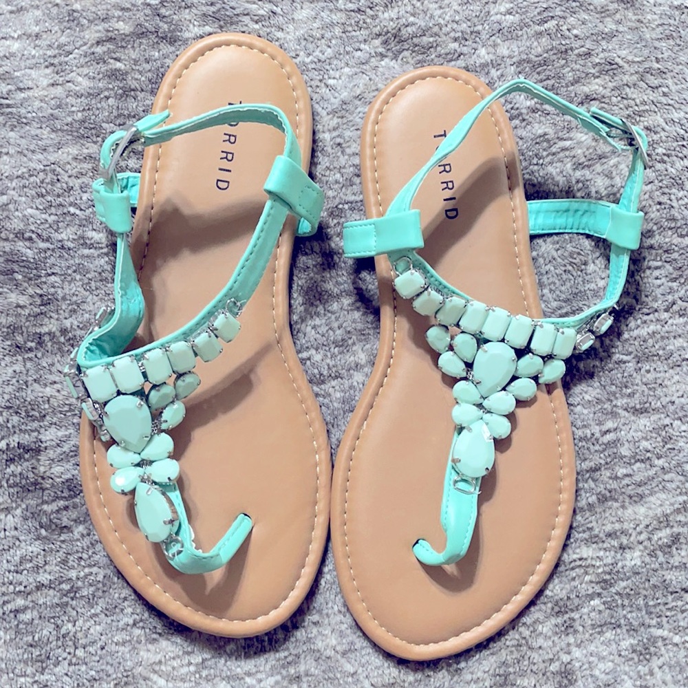 Jeweled sandals
